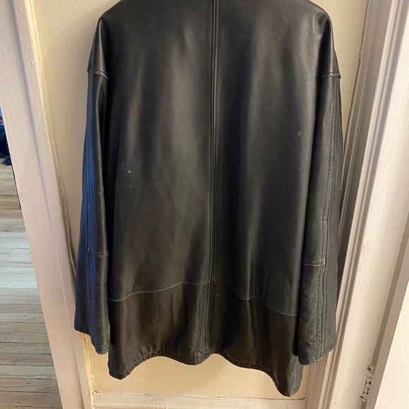 Leather Kenneth Cole men’s jacket - Picture 2 of 2